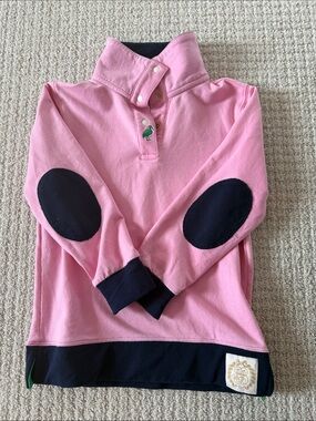The Beaufort Bonnet Company Pink Pullover with Navy Accents